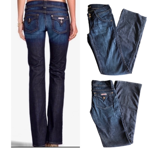 Hudson “Original”Lowrise Bootcut Wide Straight Made in USA 29=8 - Picture 1 of 16
